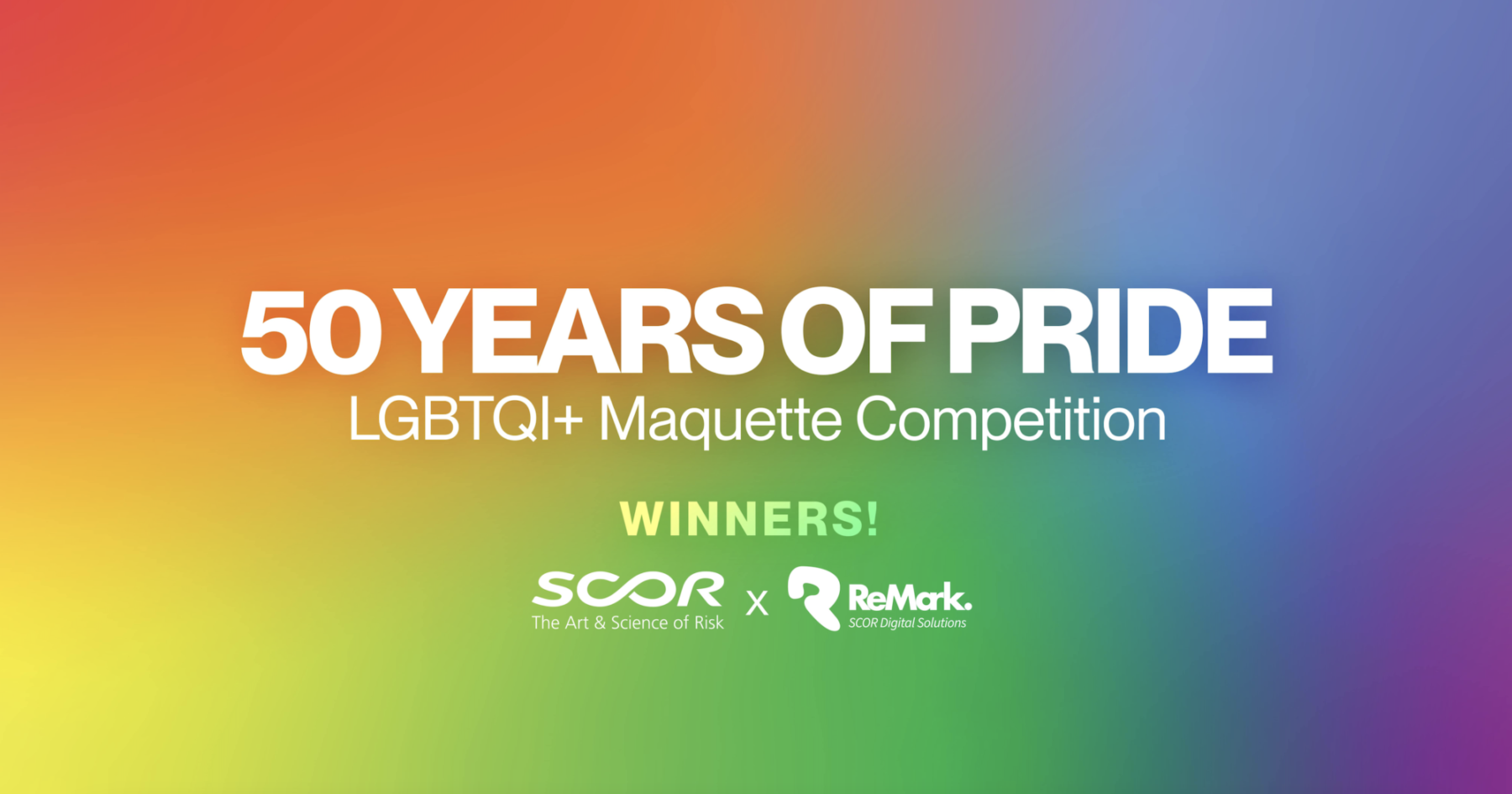 SCOR ReMark Win 50 Years Of Pride Competition SCOR Digital Solutions
