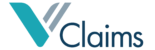 V claims logo